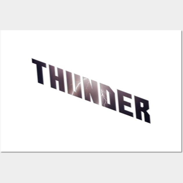 Thunder Wall Art by afternoontees